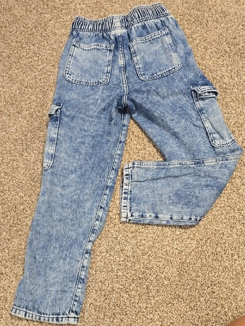 GAP Light Blue Denim Cargo Jeans